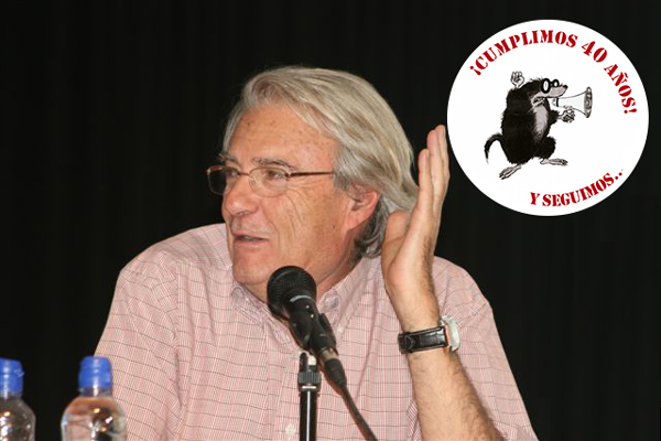 Entrevista a Miguel Riera sobre los 40 años de El Viejo Topo.