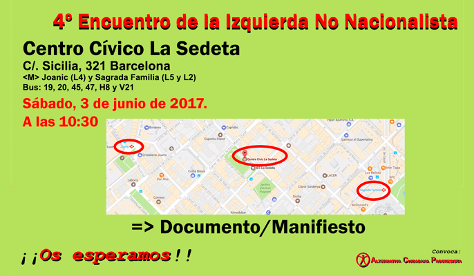 4º Encuentro de la Izquierda No Nacionalista