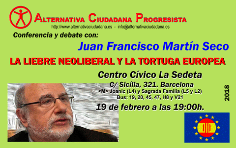 La liebre neoliberal y la tortuga europea. Conferencia de Martín Seco