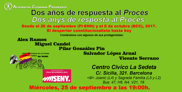 Videos del acto "Dos años de respuesta al Procés"