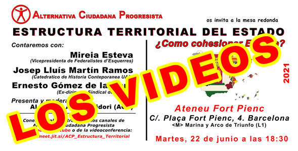 Videos Conferencia "Estructura Territorial del Estado ¿Como cohesionar España?"