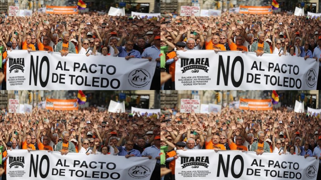 12 de febrero. Movilización en defensa de las pensiones